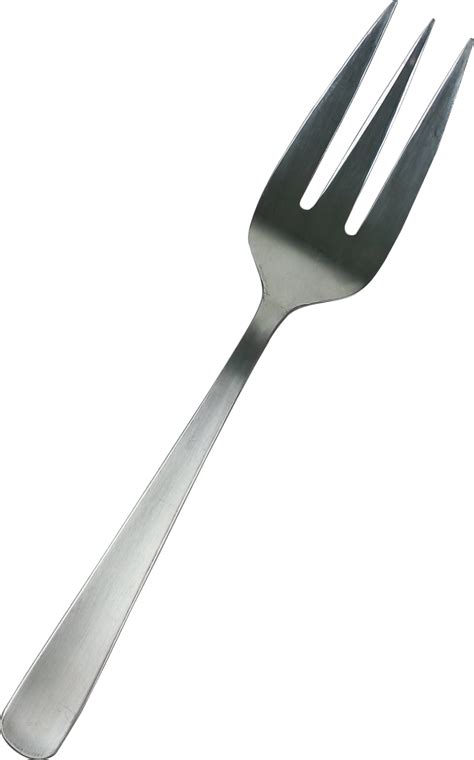 Steel Gray Serving Fork 